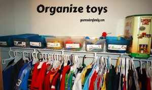 Organized kids room
