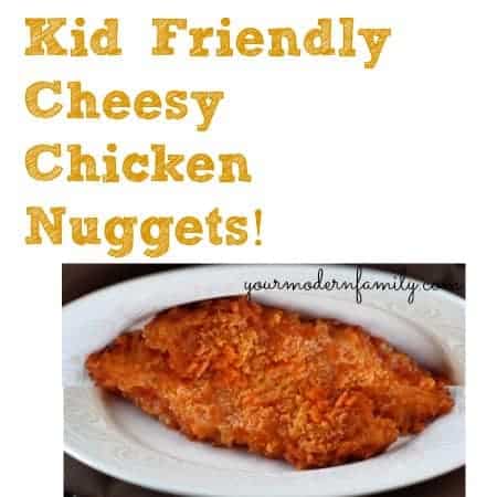 cheesy chicken nuggets