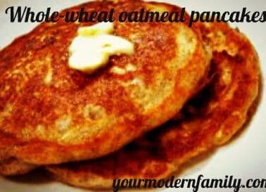 HEALTHY WHOLE WHEAT PANCAKES (MADE IN A BLENDER!