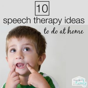 10 speech therapy ideas to do at home