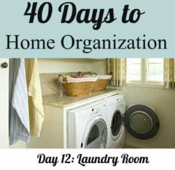 Organizing your laundry room