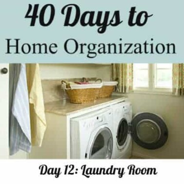 Organizing your laundry room