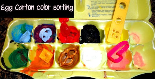Egg Carton color sorting