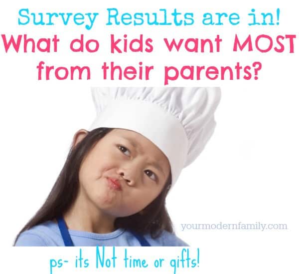 kids want most from parents