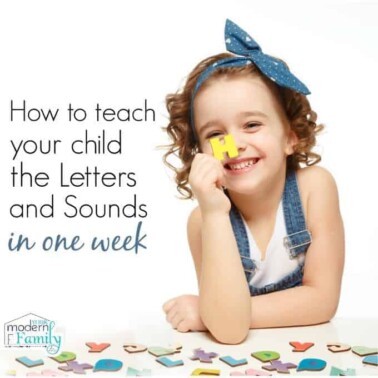 teaching letters in one week