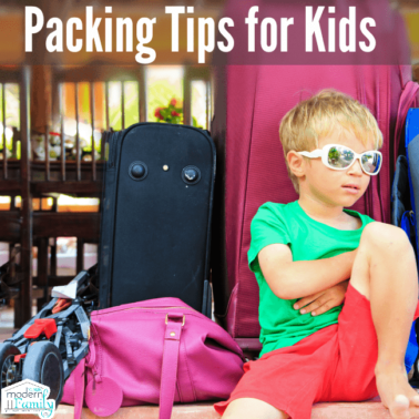 packing tips for kids