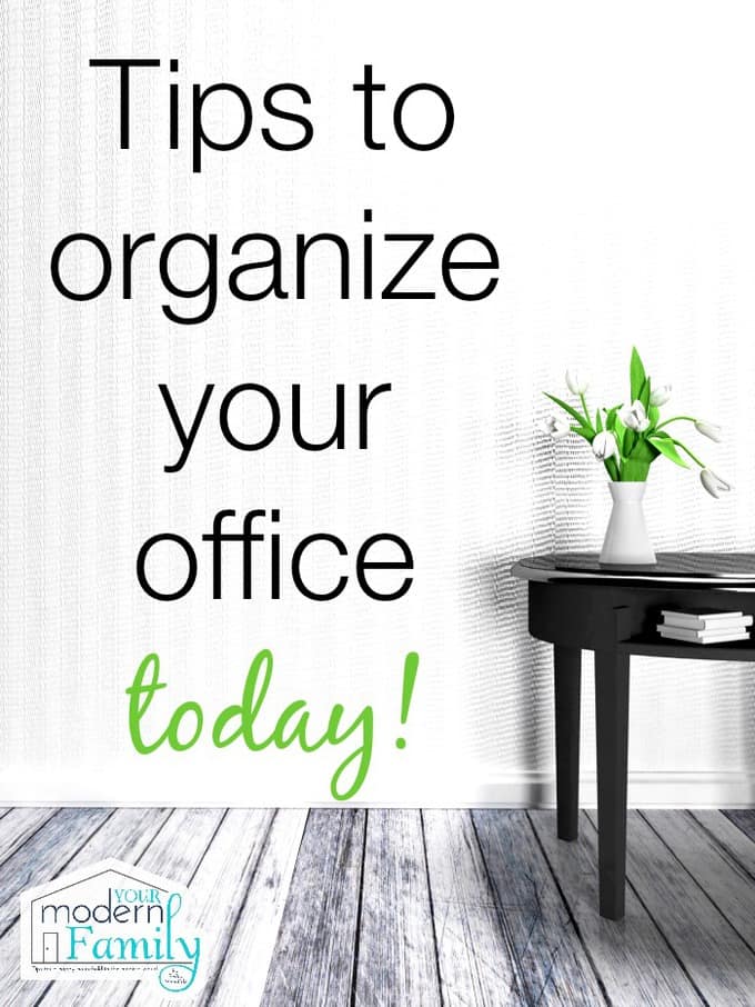 tips to organize your office
