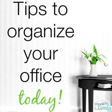 tips to organize your office today.