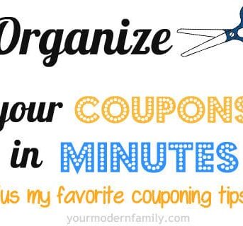 Keeping your coupons organized