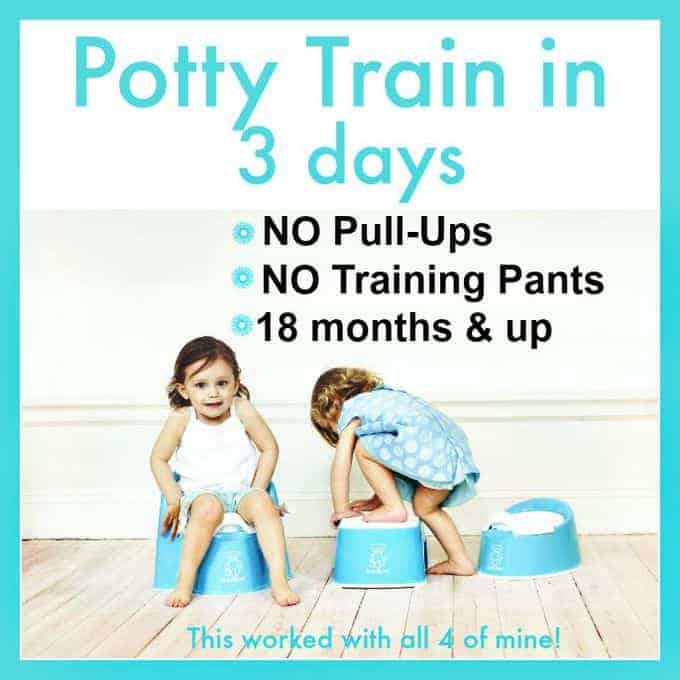 Moedig Beeldhouwwerk verwijderen Potty Training in 3 Days (18 months & up) Advice & Tips