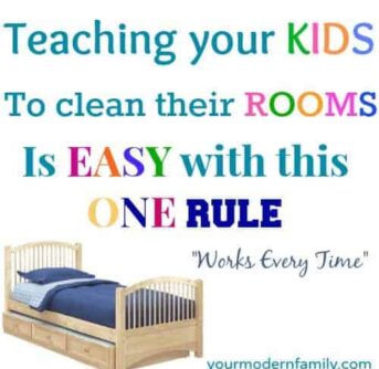 teach your kids to clean their room