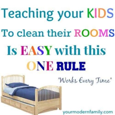 teach your kids to clean their room