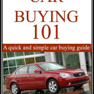 A book with a picture of a car and text above it.