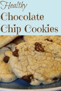 A close up of Chocolate Chip Cookies.