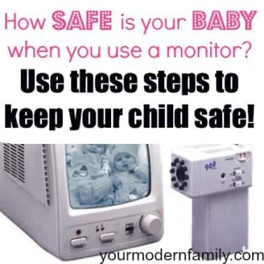 watching your baby on the monitor