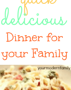 Chicken Fettuccine Alfredo with Broccoli and Sun-dried Tomatoes