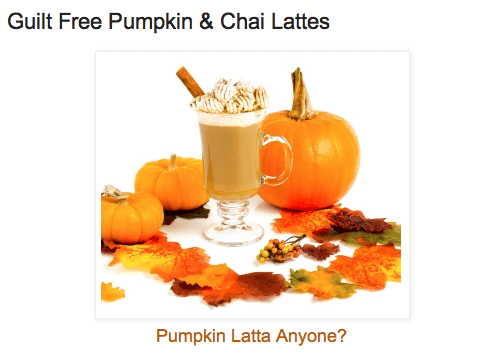 fall latte