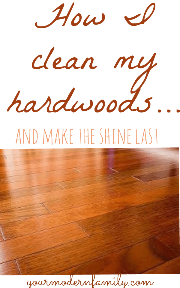 best way to clean dark hardwood floors