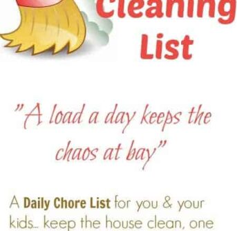 cleaning list