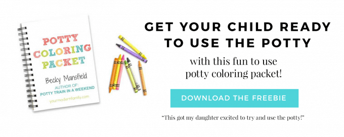 potty coloring packet freebie