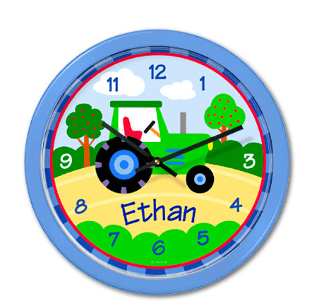 personalized clocks for kids rooms