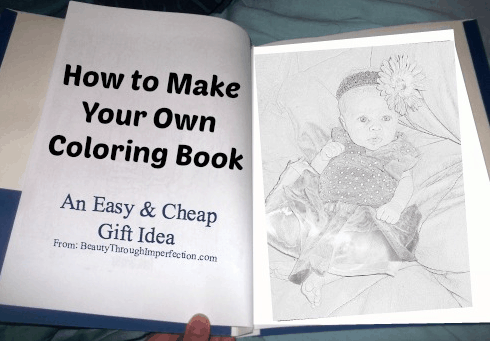 Almost FREE coloring book with your child's pictures