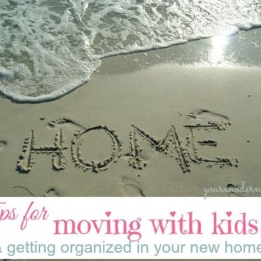 tips for moving with young-middle aged kids