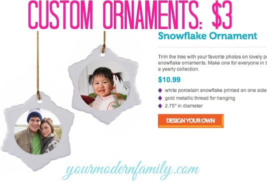 $3 ornaments!!  Great gift idea!  (on sale -normally $10.99) 