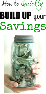 how to quickly build up your savings to save money for your family