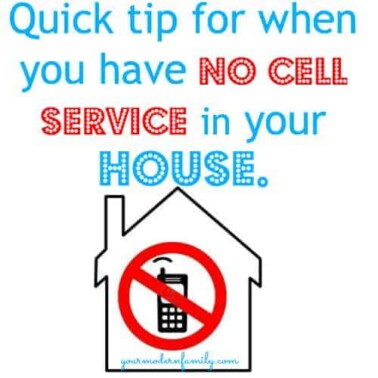 no cell service in the house