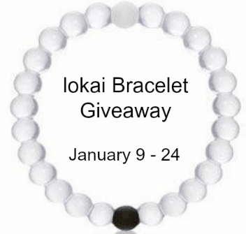 A social media text with a bracelet around it.