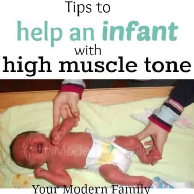 Tips to help an infant with high muscle tone