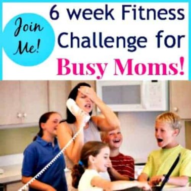 busy mom bootcamp signup - free meal plans & workouts for a week!