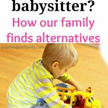 can't afford a babysitter? How one family makes it work