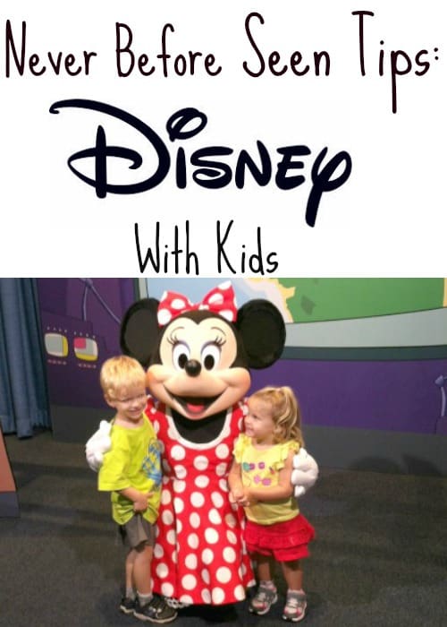 never before seen tips for disney with kids