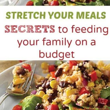 save money by stretching your meals - secrets to doing this