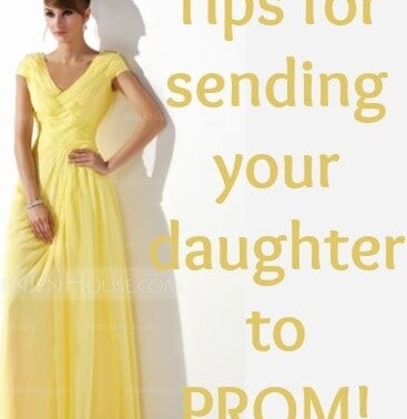 tips for sending your daughter to prom