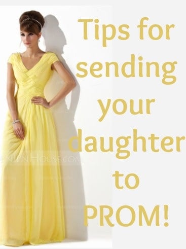 tips for sending your daughter to prom