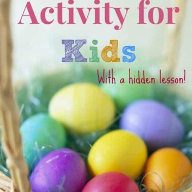 Easter egg activity for kids