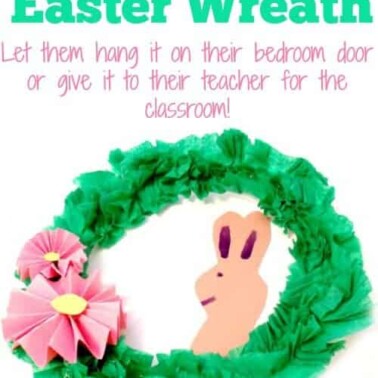KIDS DIY Easter Wreath