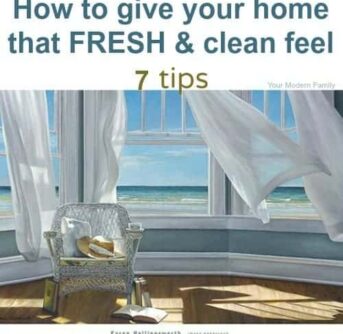 fresh clean smell for your home - 7 great & easy tips!