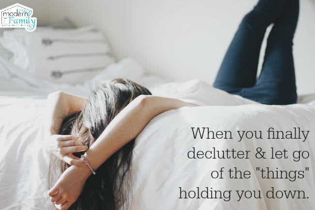 pin for how clutter affects your life and decluttering to let things go