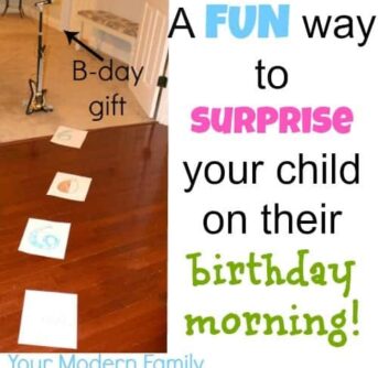 Birthday Surprise for the BEST morning!