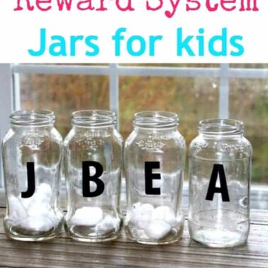 DIY reward system jars