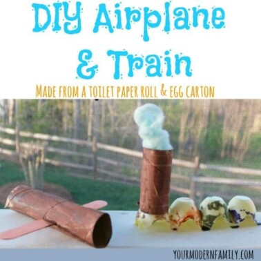 DIY airplane & train craft
