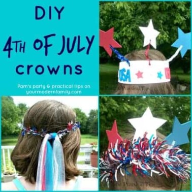 DIY 4th of July Crowns