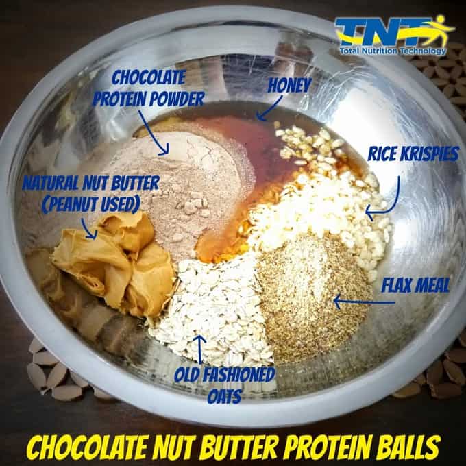 choc nut butter balls