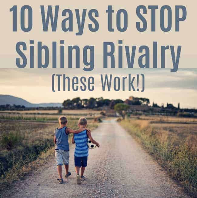 Stop Sibling Rivalry