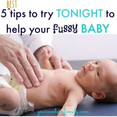 5 best tips to calm a fussy baby!