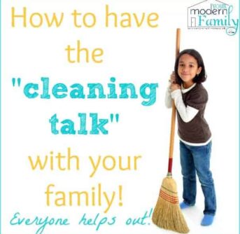 have the cleaning talk